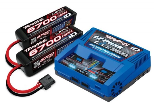 Traxxas 2997 Charger EX-Peak Live Dual 26A and 2x4S 6700mAh Batt Traxxas 2997 Charger EX-Peak Live Dual 26A and 2x4S 6700mAh Batt