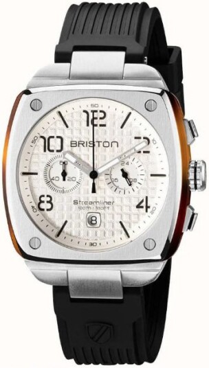 Briston Herreklokke 22142 S T 2 RB Streamliner Hvit/Gummi