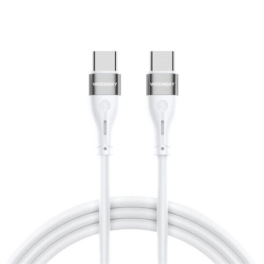 Wozinsky WSTCC2 USB C to USB C PD 65W 2m White Wozinsky WSTCC2 USB C to USB C PD 65W 2m White