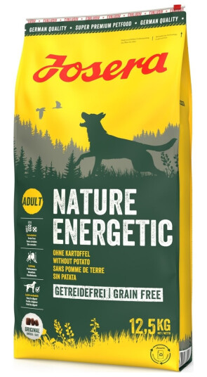 Josera Natur Energetic Voksen Hundemat 12,5 kg med Fjærkre