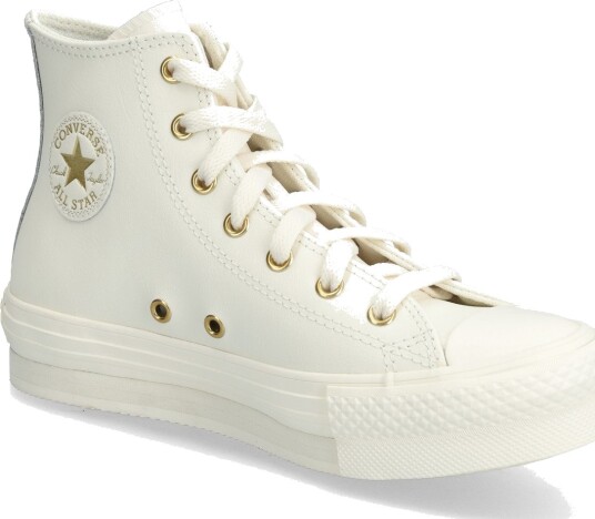Converse Ctas Eva Lift Hi Egret/Egret/Light Gold Cream 39