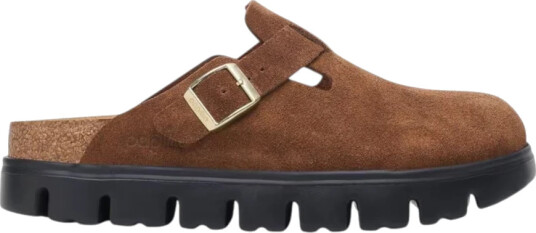 Birkenstock Boston Chunky Leve Dark Tea/Black Brown 40