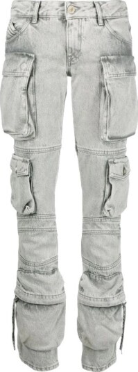 The Attico Dame Jeans Grå W24,