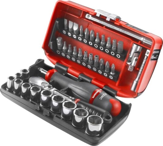 Facom Piperatt-Sett Rl.NANO1 1/4" 38 Deler