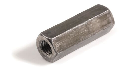 FIXX 560365 Skjøtemutter nøkkelvidde 50 mm, M6HM, ubehandlet M10, 40-pakning