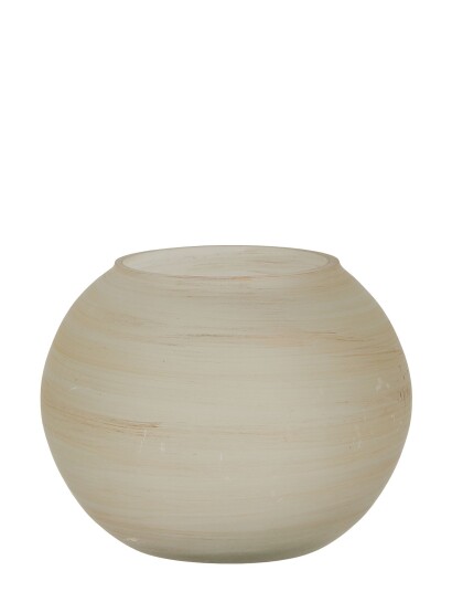 Lene Bjerre Disela Vase Beige LINEN H13CM