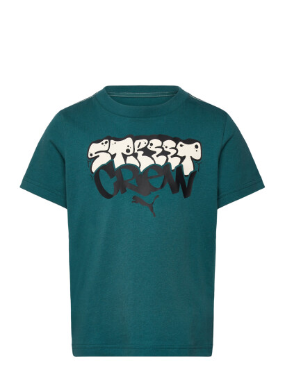 PUMA Mid90S Graphic Tee B Green 128 PUMA Mid90S Graphic Tee B Green 128