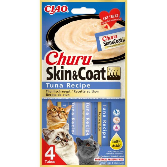 Kattinorge Churu Skin & Coat Tuna 4St 1 Stk