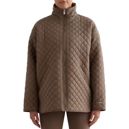 Aim'n Jakke Oversized Quilted Jacket Brun Aim'n Jakke Oversized Quilted Jacket Brun