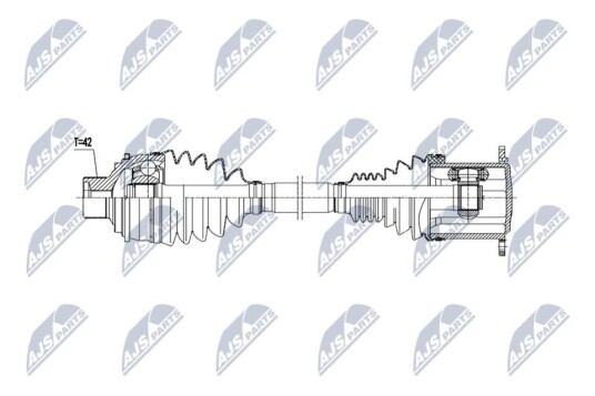 Nty Drivaksel NTY NPW AU 073