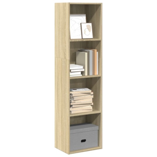 Bokhylle sonoma eik 40x30x152 cm konstruert tre Bokhylle sonoma eik 40x30x152 cm konstruert tre