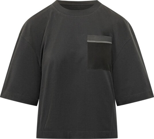 Brunello Cucinelli Dame Topper Svart L,