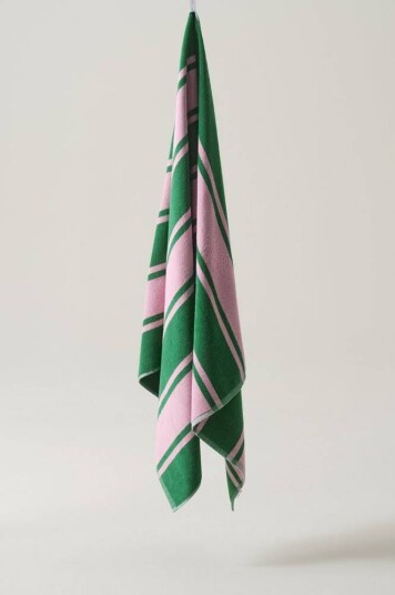 ITALY Strandhåndkle Grønn/rosa 90X180