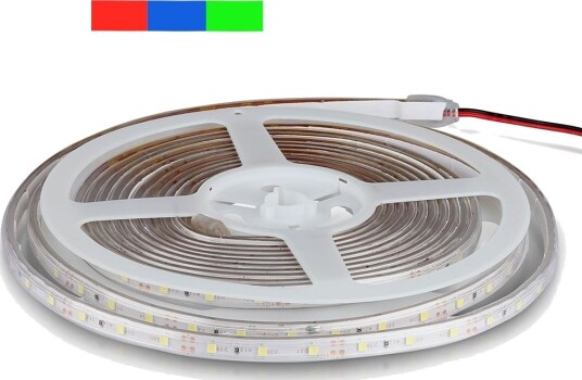 V Tac 5m 3,6W/m sprutsikker LED strip IP65 60 LED per meter velg farge Kulør : Blå