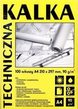 Koh I Noor Teknisk Kalkpapir A4 100 Ark Koh I Noor Teknisk Kalkpapir A4 100 Ark