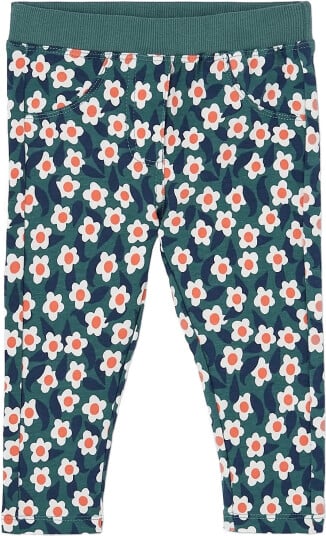Boboli Fleece Trousers Floral For Girl Bci Green 86