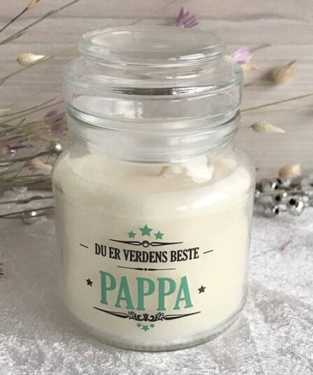 Budskapslys "Du er verdens beste Pappa" Budskapslys "Du er verdens beste Pappa"