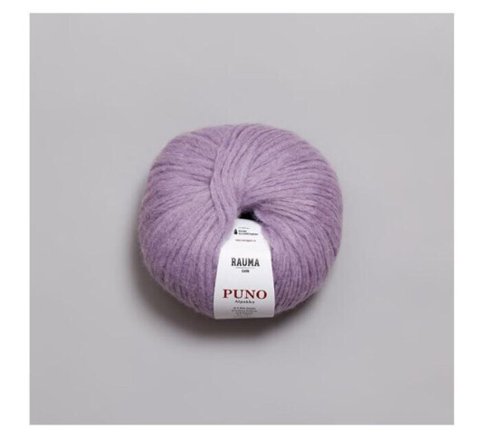 Rauma Puno garn 6750 Lys Lilla
