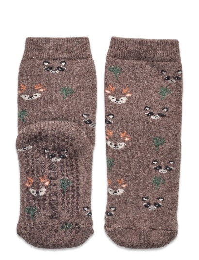 Melton Forest Sock Anti Slip Let"s Go Brown 15/16