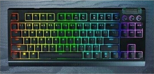 Razer BlackWidow V4 TKL HyperSpeed Orange Gamingtastatur US svart RZ03 05480100 R3M1 Razer BlackWidow V4 TKL HyperSpeed Orange Gamingtastatur US svart RZ03 05480100 R3M1