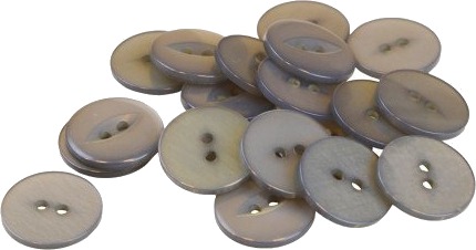 Infinity Hearts Infinity Hearts Knapper Akryl Grå 19Mm 20 Stk