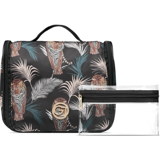 Gillian Jones Spa Hang Up Organizer Palm Print