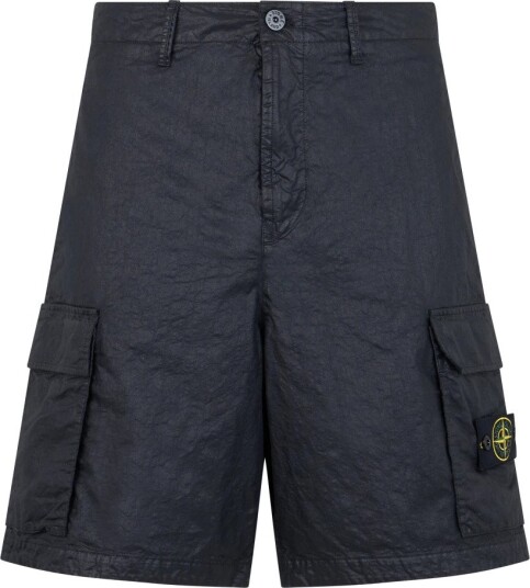 Stone Island Herre Shorts Blå W34,