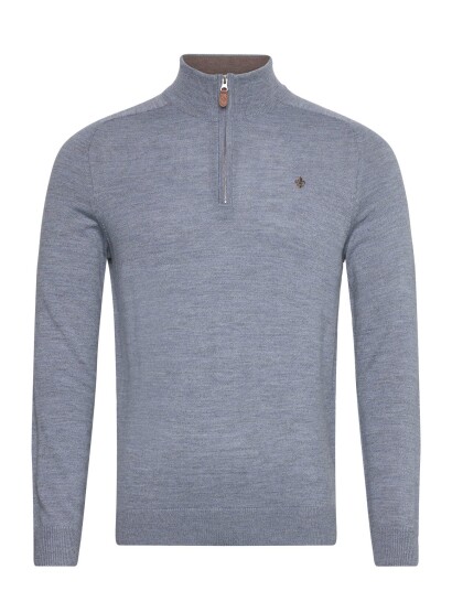 Morris Merino John Zip Blue XXL Morris Merino John Zip Blue XXL