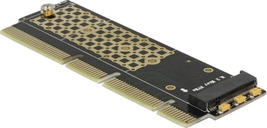 Delock Pci Express X16 (X4 / X8) Card To 1 X Nvme M.2 Key M For Server - Diskkontroller - 1 Kanal - M.2 Card - Pcie 3.0 X16