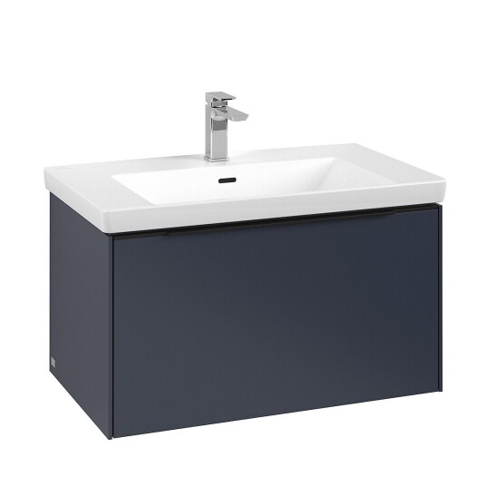Villeroy & Boch  Subway 3.0 Servantskap m/1 skuff 772x429x478 mm Blå Matt
