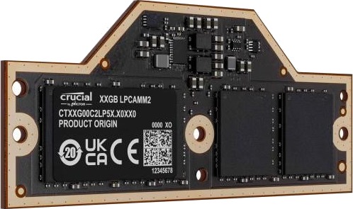 Crucial LPCAMM2 64GB LPDDR5 8533MT/s Crucial LPCAMM2 64GB LPDDR5 8533MT/s