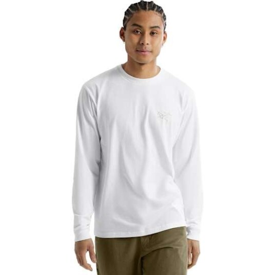 Arc'teryx Men's Kragg SL Cotton Longsleeve Shirt White Light M