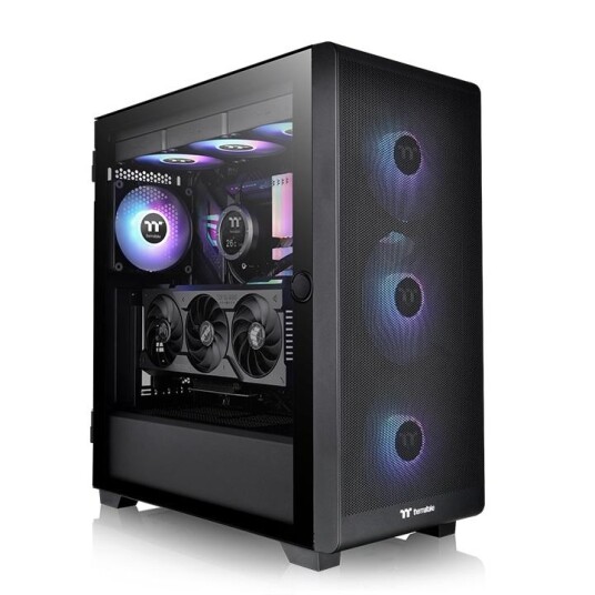 Thermaltake S250 ARGB Midi Tower Kabinett - Svart
