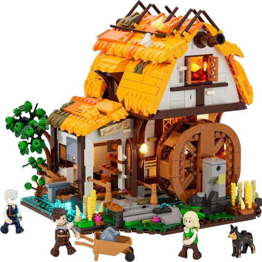 Lumibricks Middelalder Vannmølle Byggesett 16+ År 1278 Deler