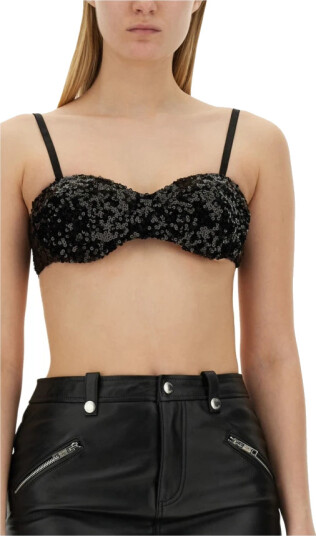 Moschino Dame Topper Svart L,