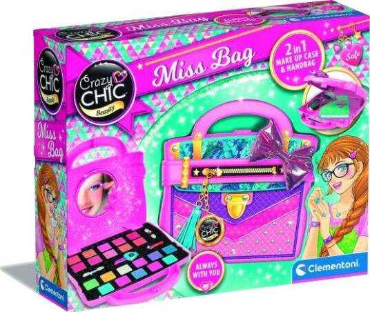 Clementoni Crazy Chic Sminkesett I Motebag Flerfarget 6+ År