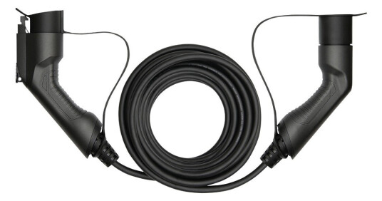 Deltaco E-Charge Kabel, Type 2 Til Type 1, 1 Fase, 16a, 3.6kw, 7m, Svart