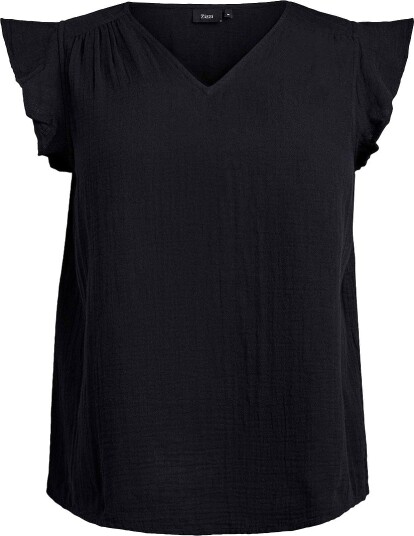 Zizzi   Bluse Vvivu   Svart