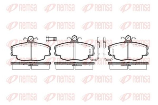 Bremseklosser REMSA 0141.02 Bremseklosser REMSA 0141.02