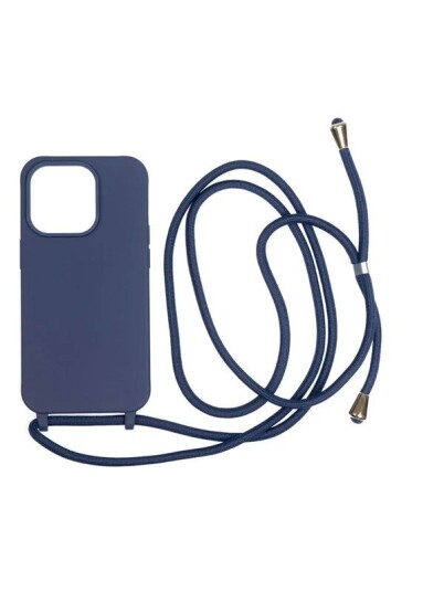 Mobile Origin Lanyard Case - blue - iPhone 14 Pro