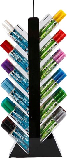 Glass  og Porselenstusj Creativ Company Ass Farger 24x6 stk/1 Pk