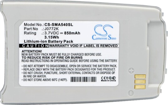 Batteri til Samsung SPH-A540 etc