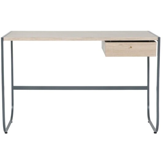 Asplund Tati Skrivebord Med Skuff Storm Grey / Hvitbeiset Eik
