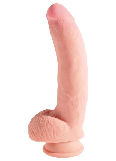 King Cock Plus Triple Density Dildo 25 cm     - Beige