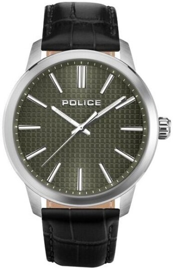 Police Herreklokke PEWJA2207702 Raho Grå/Lær Ø44 mm