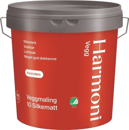 Harmoni Veggmaling 10 Hvit Base 2,7l Harmoni Veggmaling 10 Hvit Base 2,7l