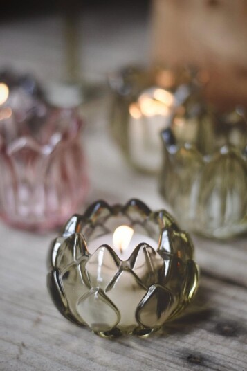Trend Design Lysglass Artisjokk Grønnn H5 Trend Design Lysglass Artisjokk Grønnn H5
