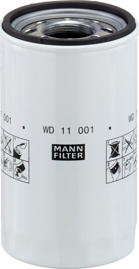 Filter arbeidshydraulikk MANN FILTER WD 11 001