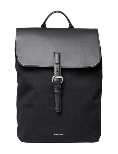 SANDQVIST Everyday Lid Backpack M - Black - M SANDQVIST Everyday Lid Backpack M - Black - M