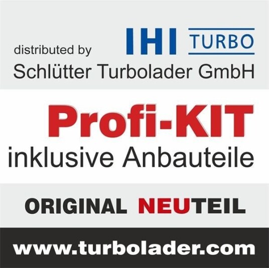 Turbolader SCHLÜTTER TURBOLADER 166 01165